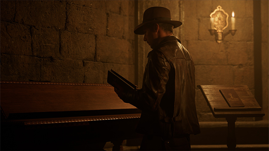 Hero image displaying Indiana Jones reading a book