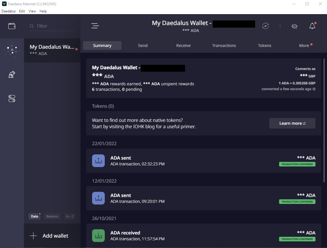 daedalus-wallet-summary